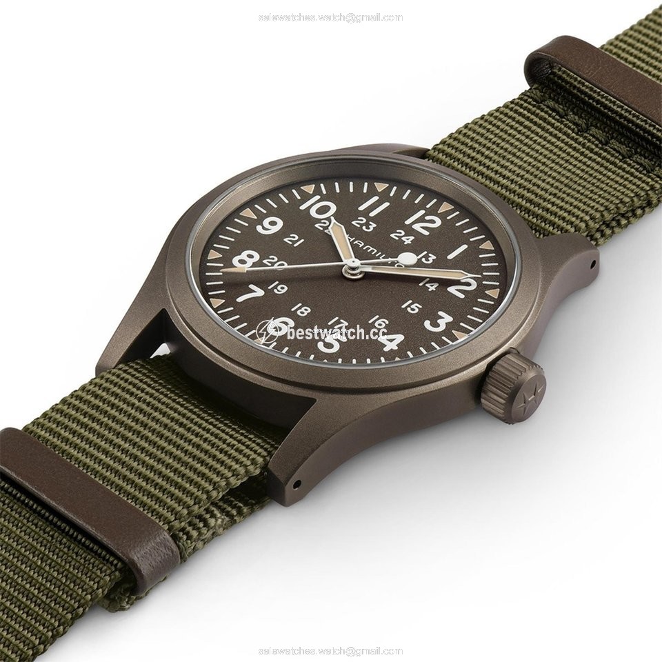 IMG_9085 Hamilton Khaki Field Mens watch Unisex Manual winding Steel H69449961 Replica 2
