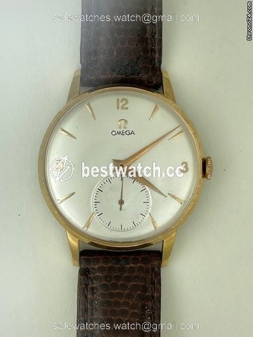 IMG_9085 Omega Mens watch Unisex Manual winding Gold Steel Classic Dress Replica 2