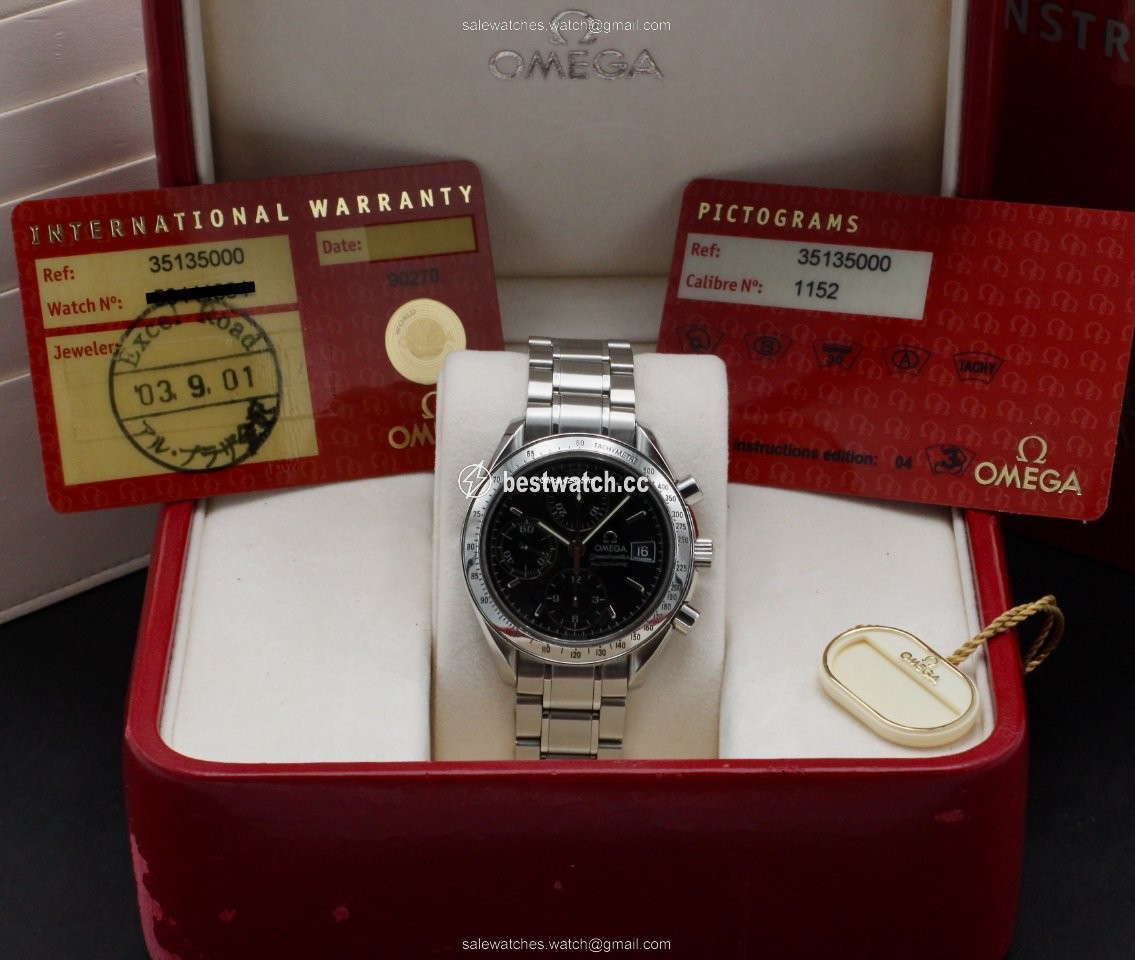 IMG_9085 Omega Speedmaster Date Mens watch Unisex Automatic Steel 3513.50 Replica 2