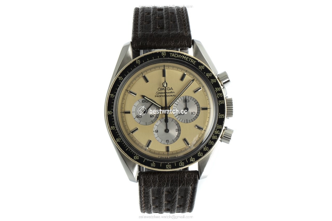 IMG_9085 Omega Speedmaster Professional Moonwatch Mens watch Unisex Manual winding Gold Steel DD145.022 Replica 2