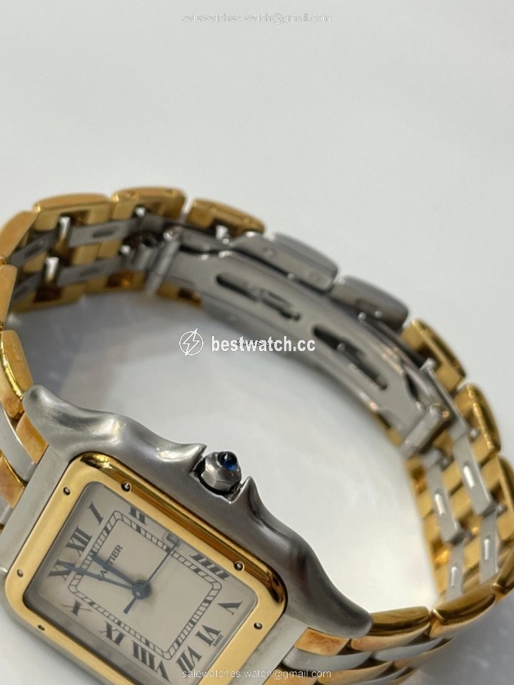 IMG_9085 Cartier Panthere Mens watch Unisex Quartz Steel 187957 Replica 2