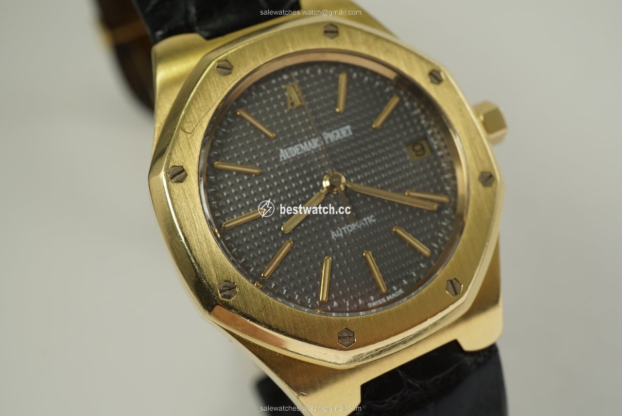 Audemars Piguet Royal Oak Mens watch Unisex Automatic Yellow gold 14800BA Replica 2