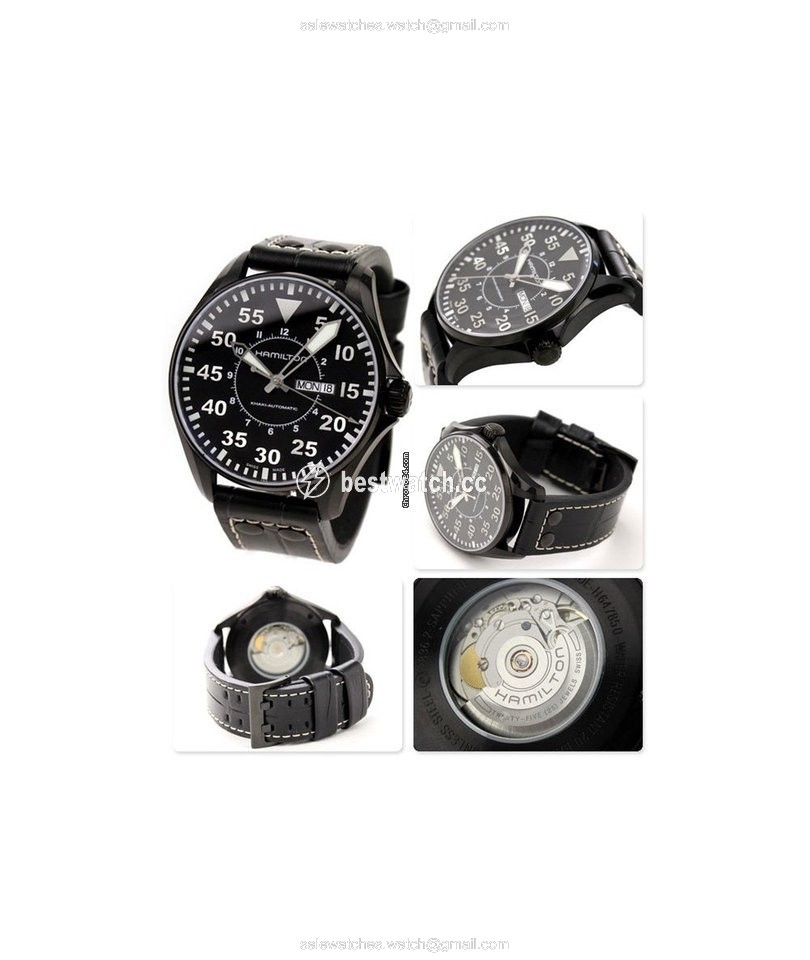 Hamilton Khaki Pilot Automatic Steel H64785835 Replica 2