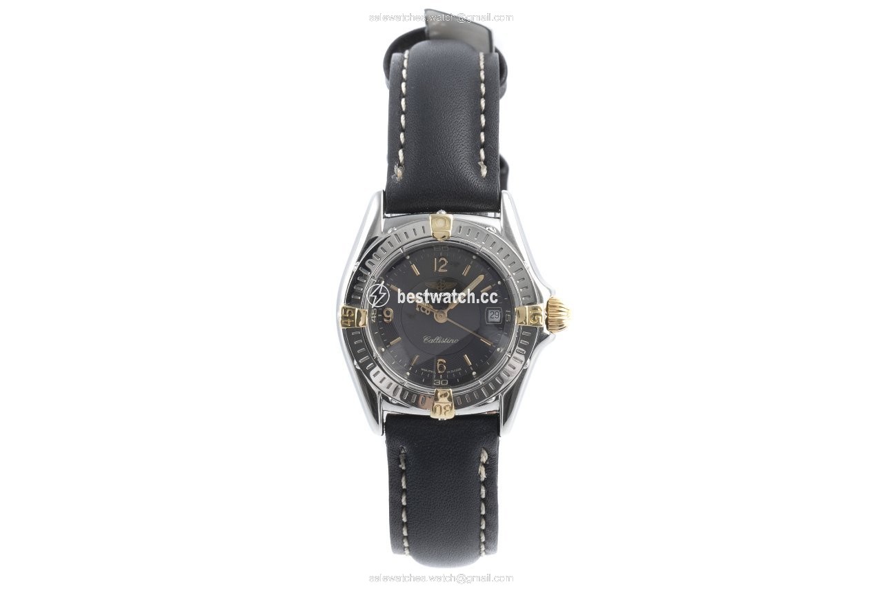 IMG_9085 Breitling Callistino Womens watch Quartz Gold Steel B52045 Replica 2