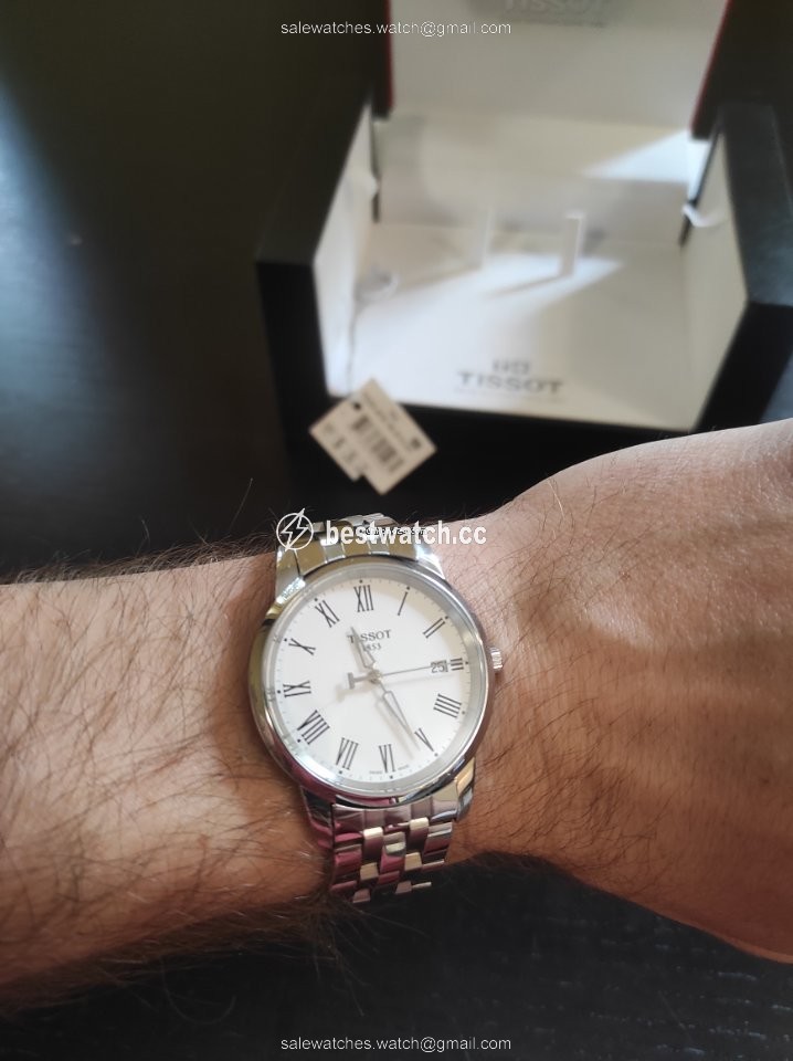 IMG_9085 Tissot Classic Dream Mens watch Unisex Quartz Steel T033.410.16.013.01 Replica 2
