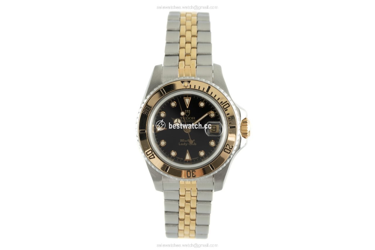 IMG_9085 Tudor Prince Oysterdate Womens watch Automatic Gold Steel 96093 Replica 2