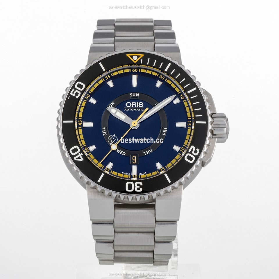 Oris Aquis Steel 01 735 7673 4185-Set MB Replica 2