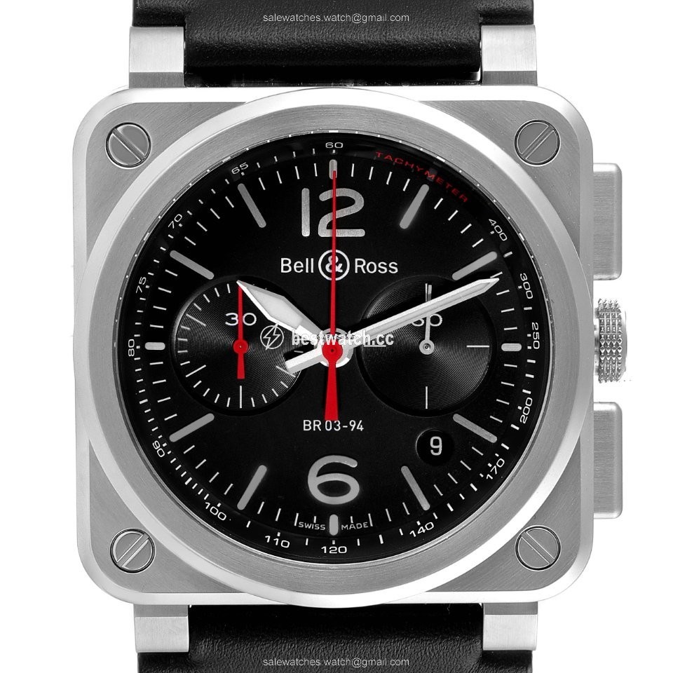 IMG_9085 Bell & Ross BR 03-94 Chronographe Mens watch Unisex Automatic Steel BR0394-BLC-ST SCA Replica 2