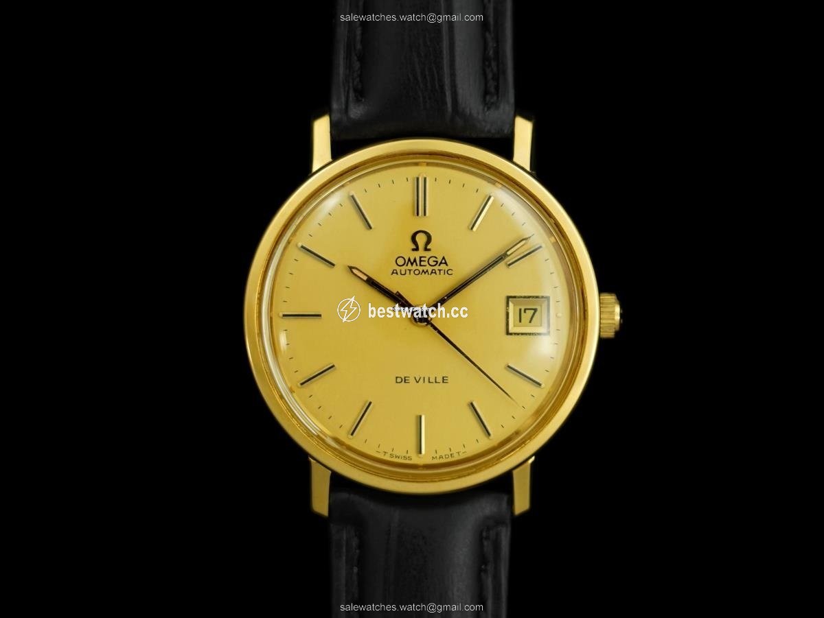 IMG_9085 Omega De Ville Mens watch Unisex Automatic Gold Steel 7682 Replica 2