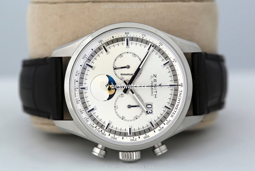 Zenith El Primero Mens watch Unisex Automatic Steel 03.2160.4047 02.C713 Replica 2