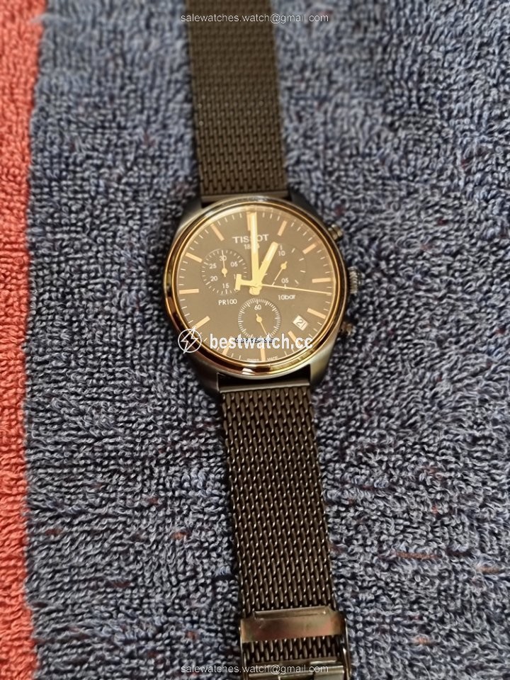 IMG_9085 Tissot PR 100 Mens watch Unisex Quartz Steel T101.417.23.061.00 Replica 2