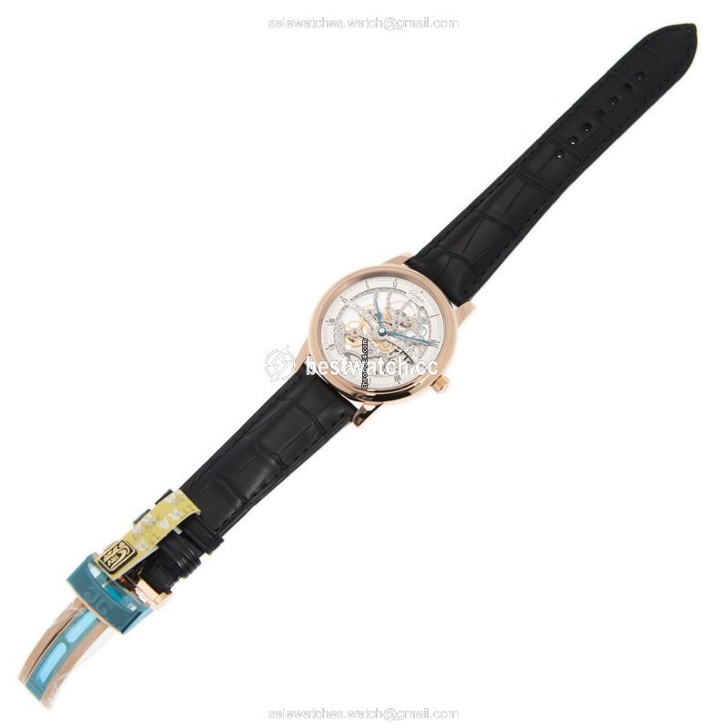 IMG_9085 Glashutte Original Senator Mens watch Unisex Manual winding Rose gold 1-49-18-01-05-30 Replica 2