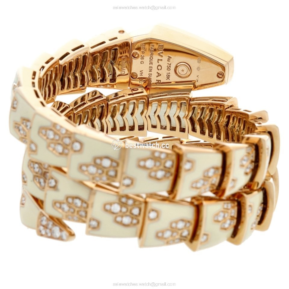 Bulgari Serpenti Womens watch Quartz Rose gold spp26wgd1gwld1.2t Replica 2