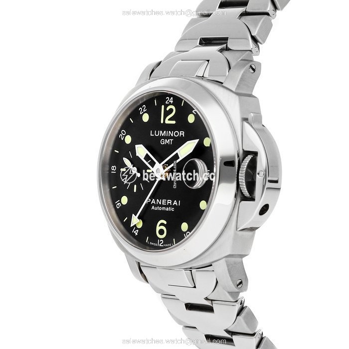 IMG_9085 Panerai Luminor GMT Automatic Mens watch Unisex Automatic Steel PAM00160 Replica 2