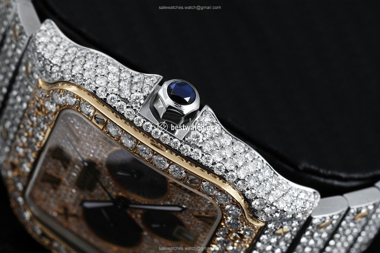 IMG_9085 Cartier Santos Mens watch Unisex Automatic Steel W2SA0008 Replica 2
