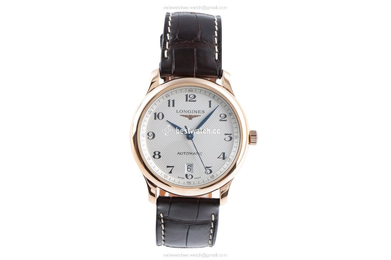 IMG_9085 Longines Master Collection Mens watch Unisex Automatic Yellow gold L2.628.8.78.3 Replica 2