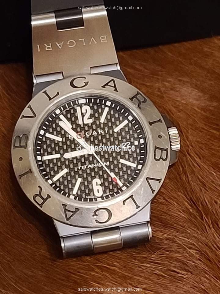 IMG_9085 Bulgari Diagono Mens watch Unisex Automatic Titanium TI 44 TA Replica 2