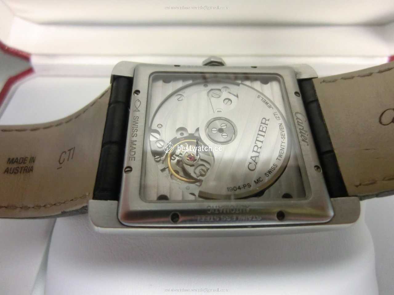 IMG_9085 Cartier Tank MC Mens watch Unisex Automatic Steel W5330004 Replica 2