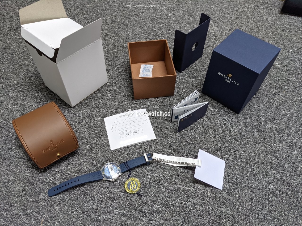 IMG_9085 Breitling Superocean Womens watch Automatic Steel A17316D81C1S1 Replica 2