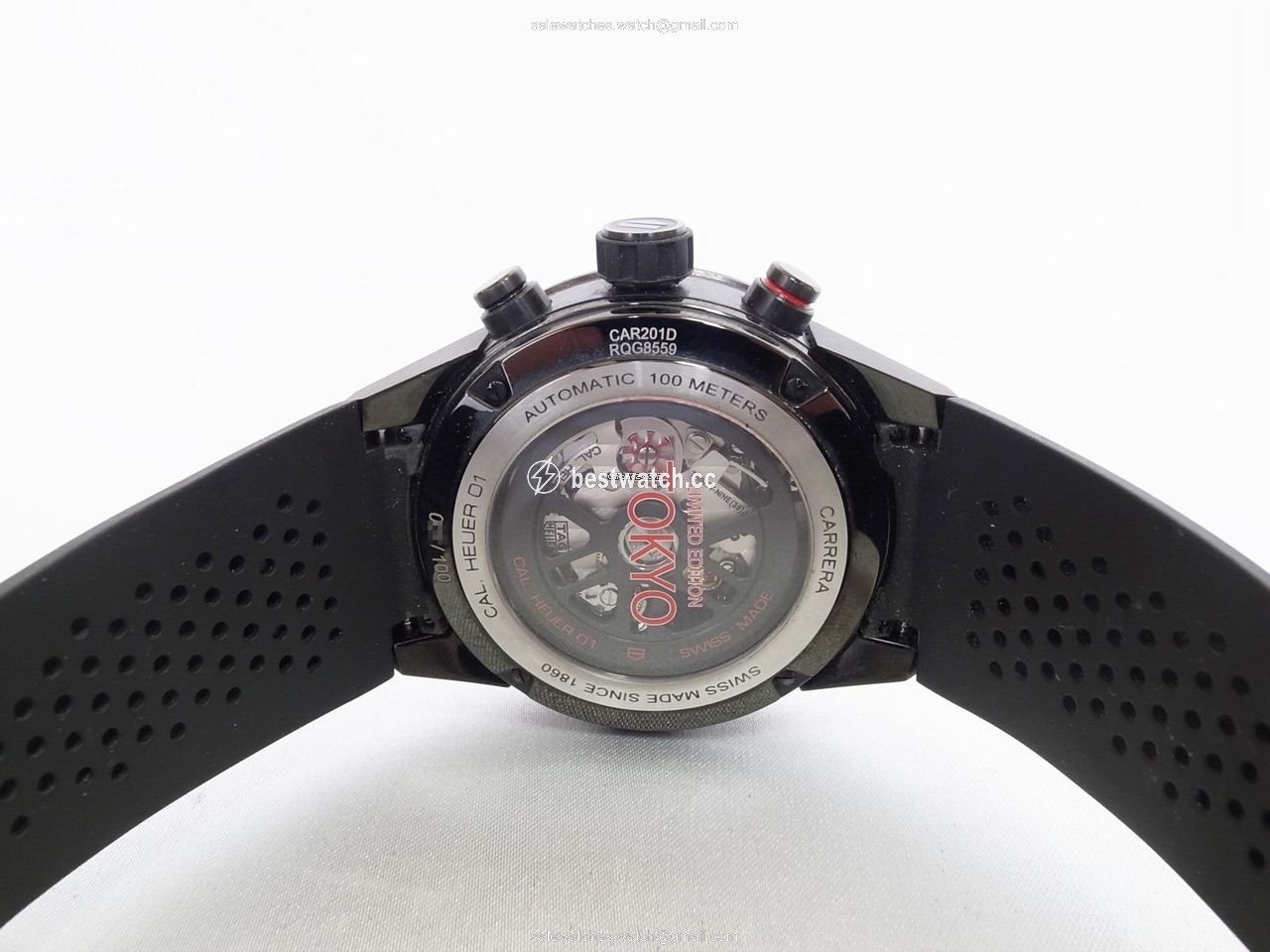 IMG_9085 TAG Heuer Carrera Calibre HEUER 01 Mens watch Unisex Automatic Steel CAR201D Replica 2