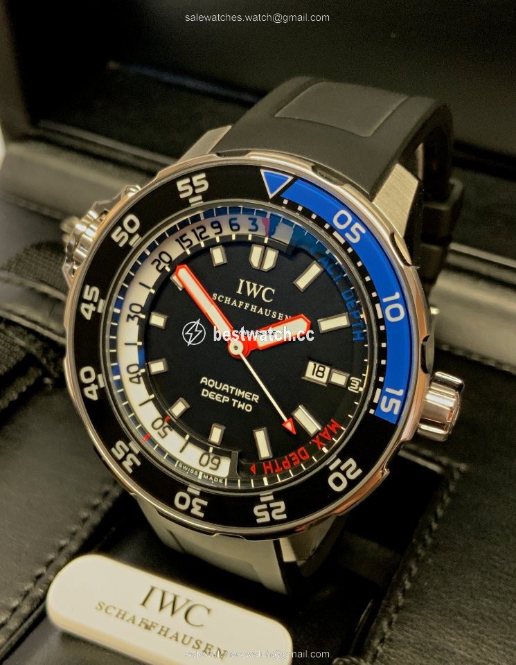 IMG_9085 IWC Aquatimer Deep Two Mens watch Unisex Automatic Steel IW354702 Replica 2