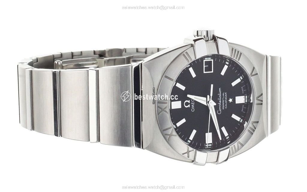 IMG_9085 Omega Constellation Double Eagle Womens watch Quartz Steel 15115100 Replica 2