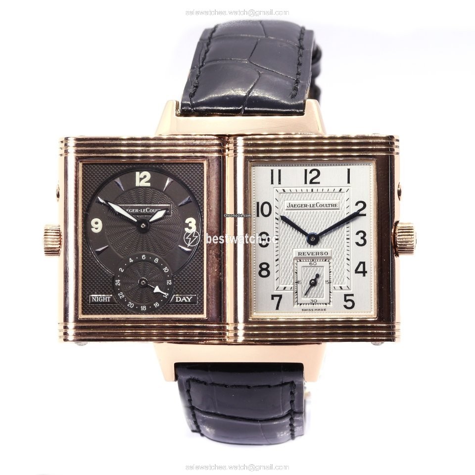 IMG_9085 Jaeger-LeCoultre Reverso Grande Taille Mens watch Unisex Manual winding Rose gold 270.2.54 Replica 2