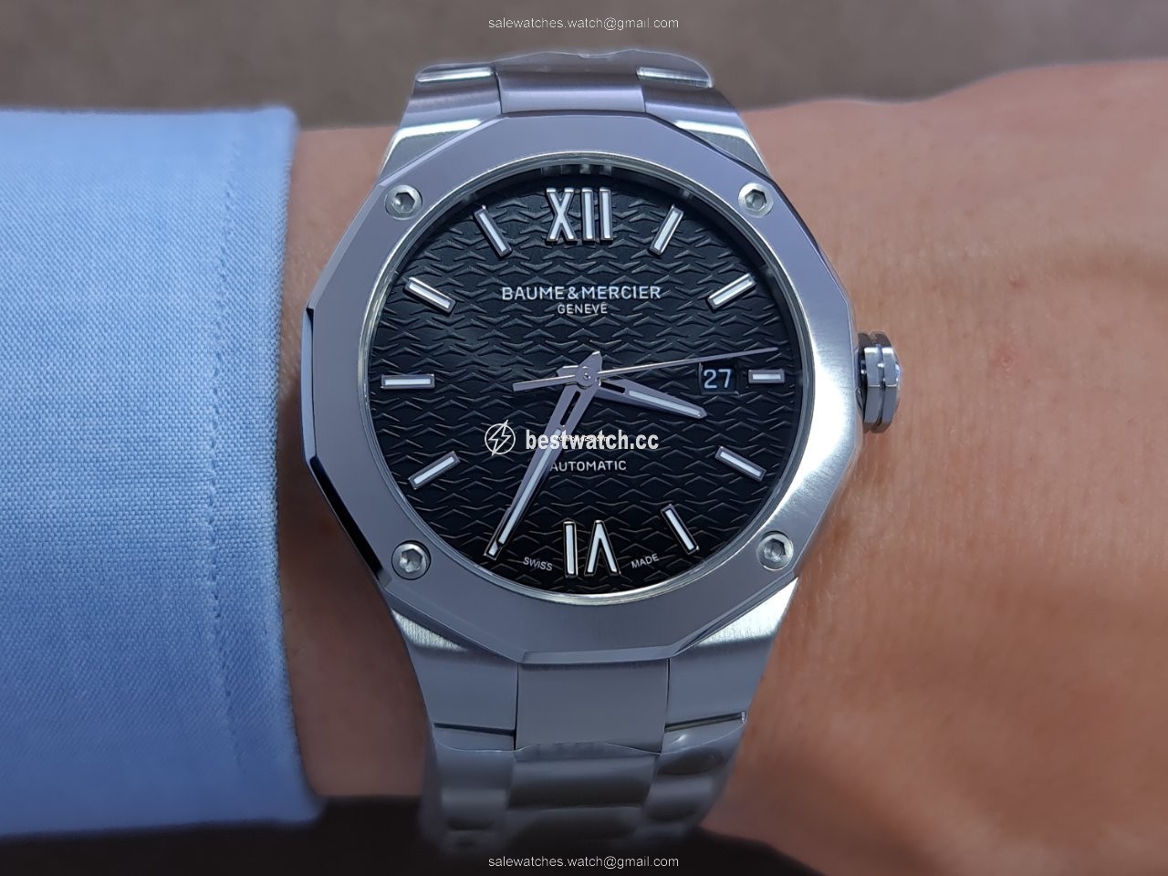 IMG_9085 Baume & Mercier Riviera Mens watch Unisex Automatic Steel M0A10621 Replica 2