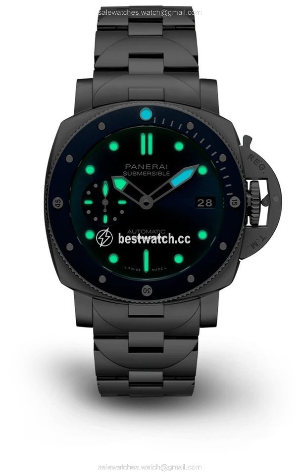 IMG_9085 Panerai Luminor Submersible Mens watch Unisex Automatic Steel PAM01068 Replica 2