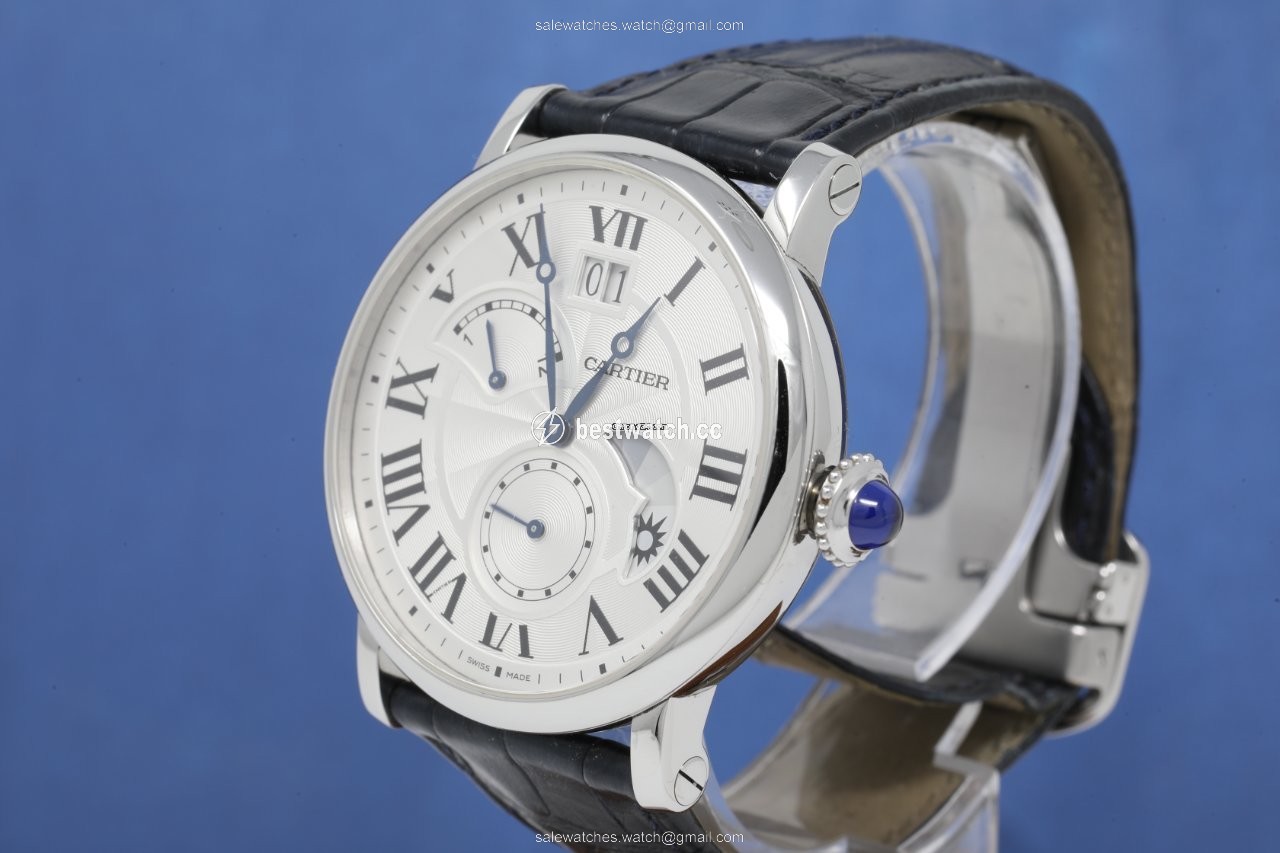 Cartier Rotonde de Cartier Mens watch Unisex Automatic Steel W1556368 Replica 2