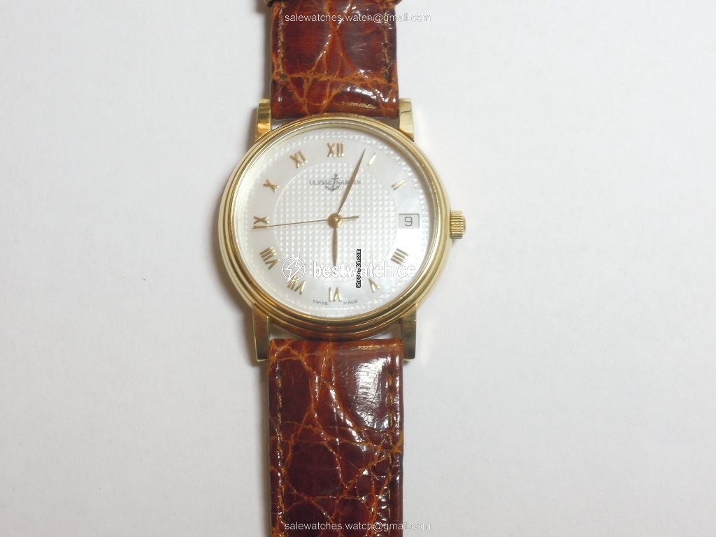 Ulysse Nardin Classico Mens watch Unisex Automatic Yellow gold 131.21 Ulysse Nardin Classico Replica 2