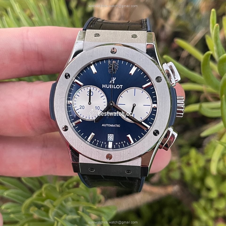 IMG_9085 Hublot Classic Fusion Chronograph Mens watch Unisex Automatic Titanium 521.NX.7119.LR.CFC16 Replica 2