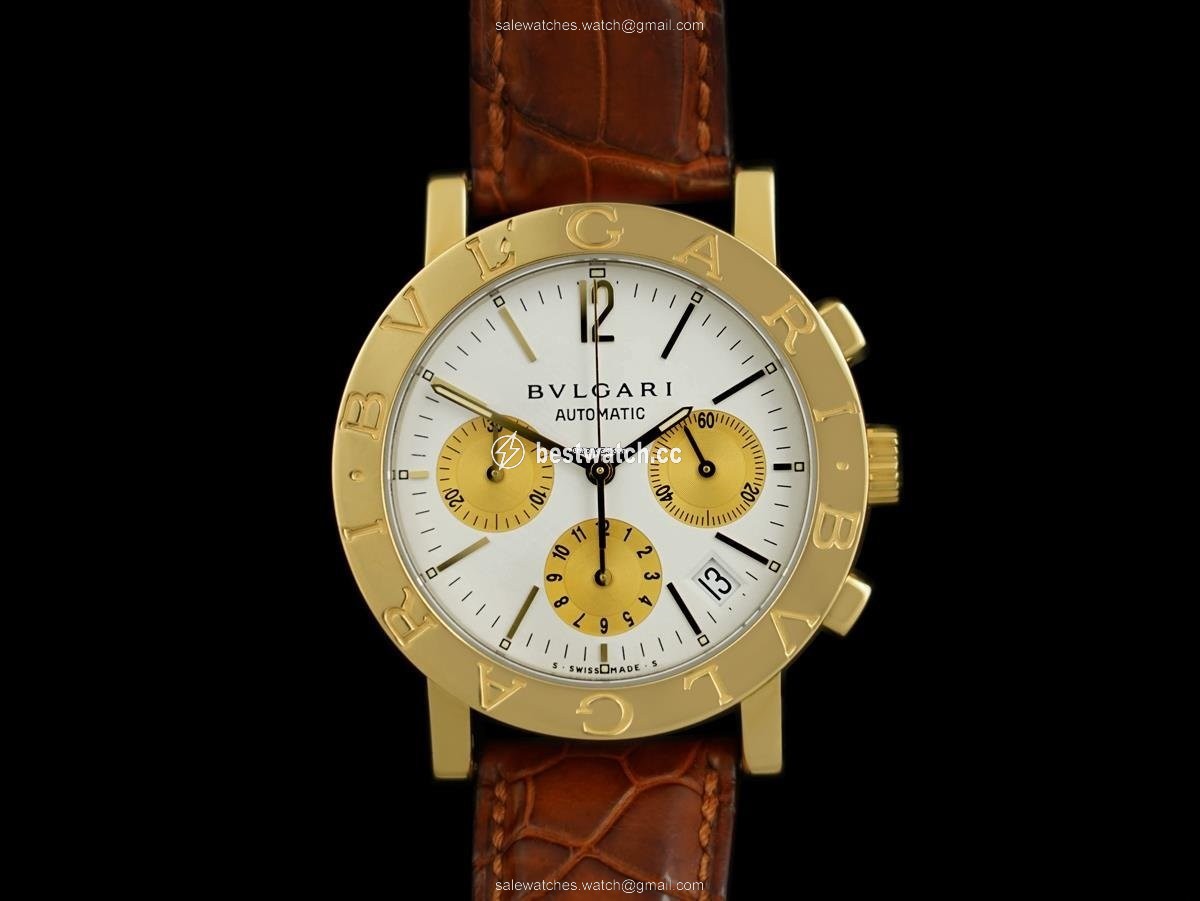 IMG_9085 Bulgari Mens watch Unisex Automatic Yellow gold 8057SH Replica 2