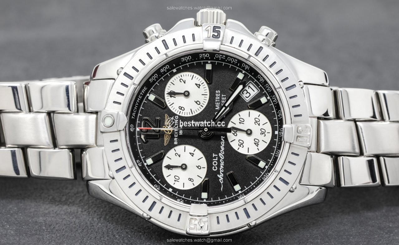 IMG_9085 Breitling Colt Mens watch Unisex Quartz Steel A53350 Replica 2