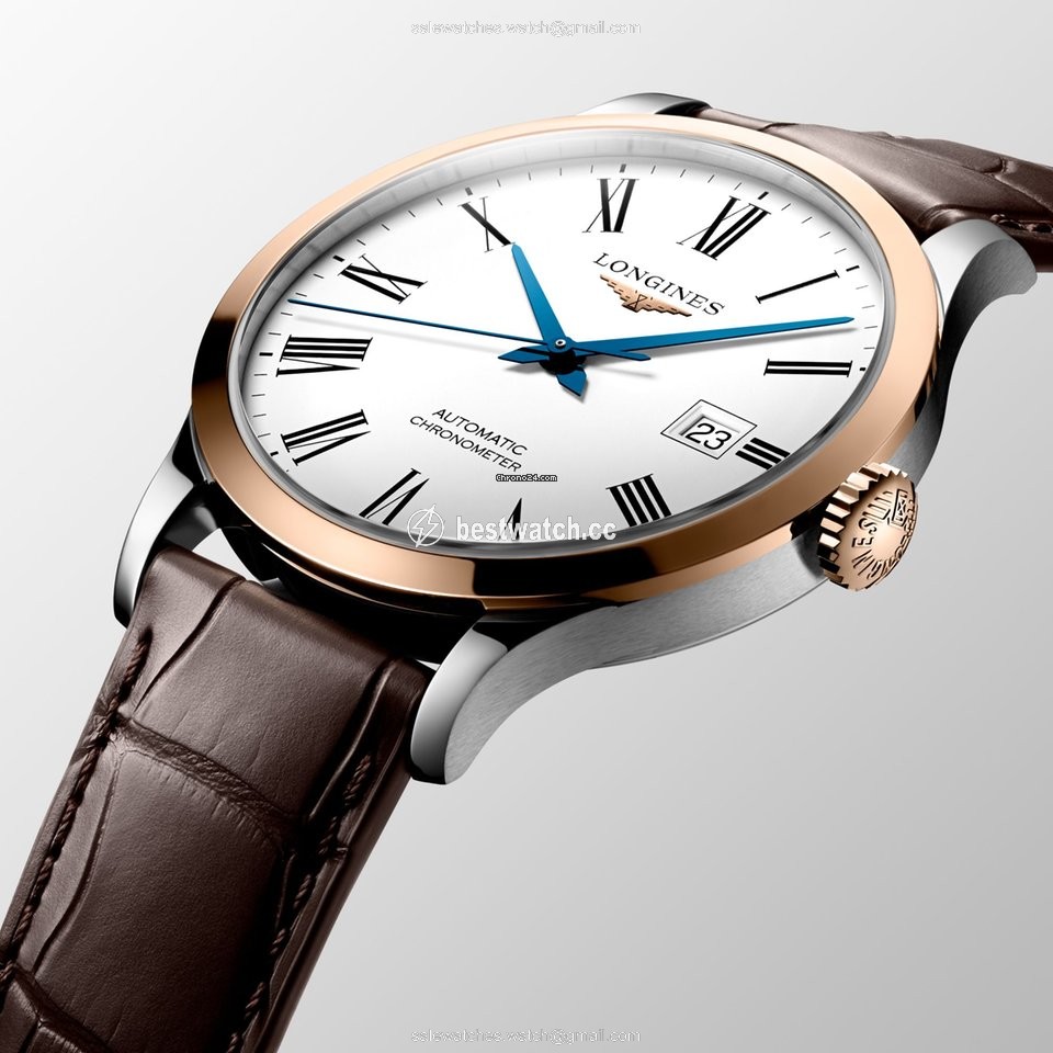 IMG_9085 Longines Record Mens watch Unisex Automatic Rose gold L2.821.5.11.2 Replica 2