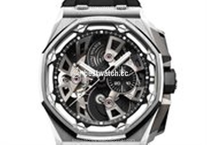 IMG_9085 Audemars Piguet Royal Oak Offshore Tourbillon Chronograph Mens watch Unisex Manual winding Steel 26421ST.OO.A002CA.01 Replica 2