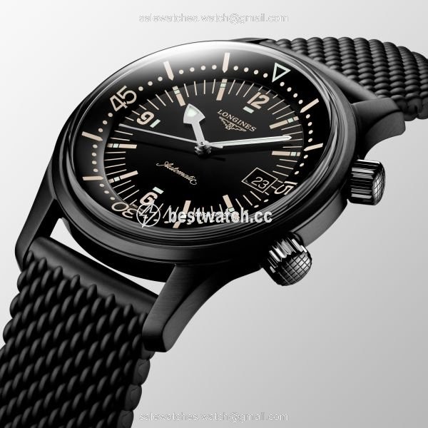 IMG_9085 Longines Legend Diver Mens watch Unisex Automatic L3.774.2.50.9 Replica 2