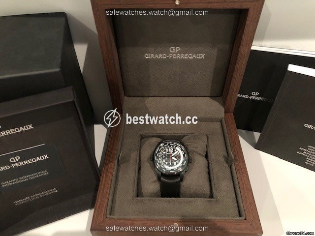 Girard Perregaux WW.TC Automatic Ceramic 49820-32-611-FK6A Replica 2