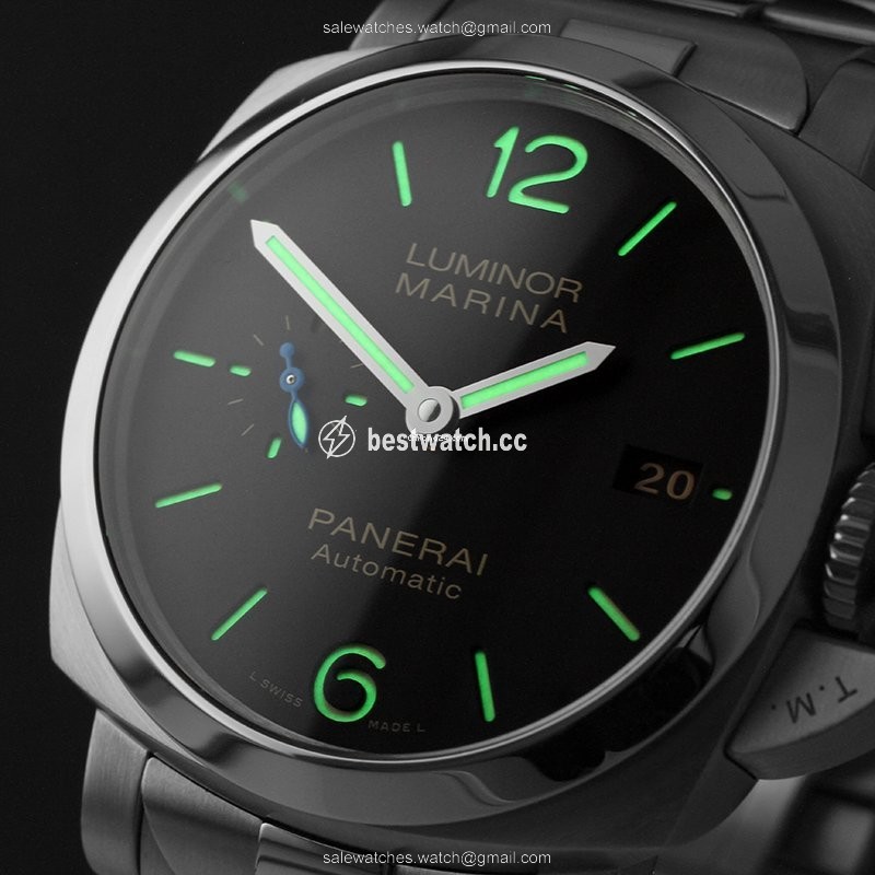 IMG_9085 Panerai Luminor Marina 1950 3 Days Automatic Mens watch Unisex Automatic Steel PAM00722 Replica 2
