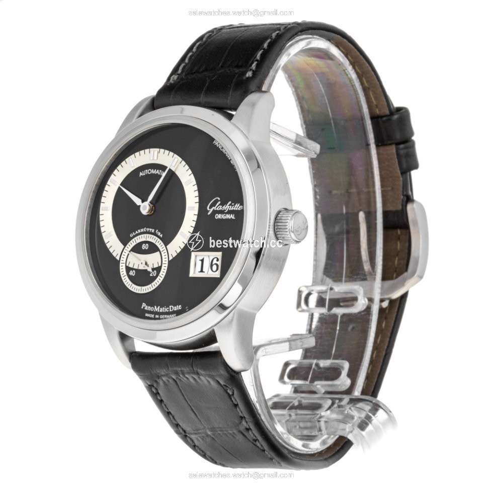 Glashutte Original PanoMaticDate Mens watch Unisex Automatic Platinum 90-01-03-03-04 Replica 2