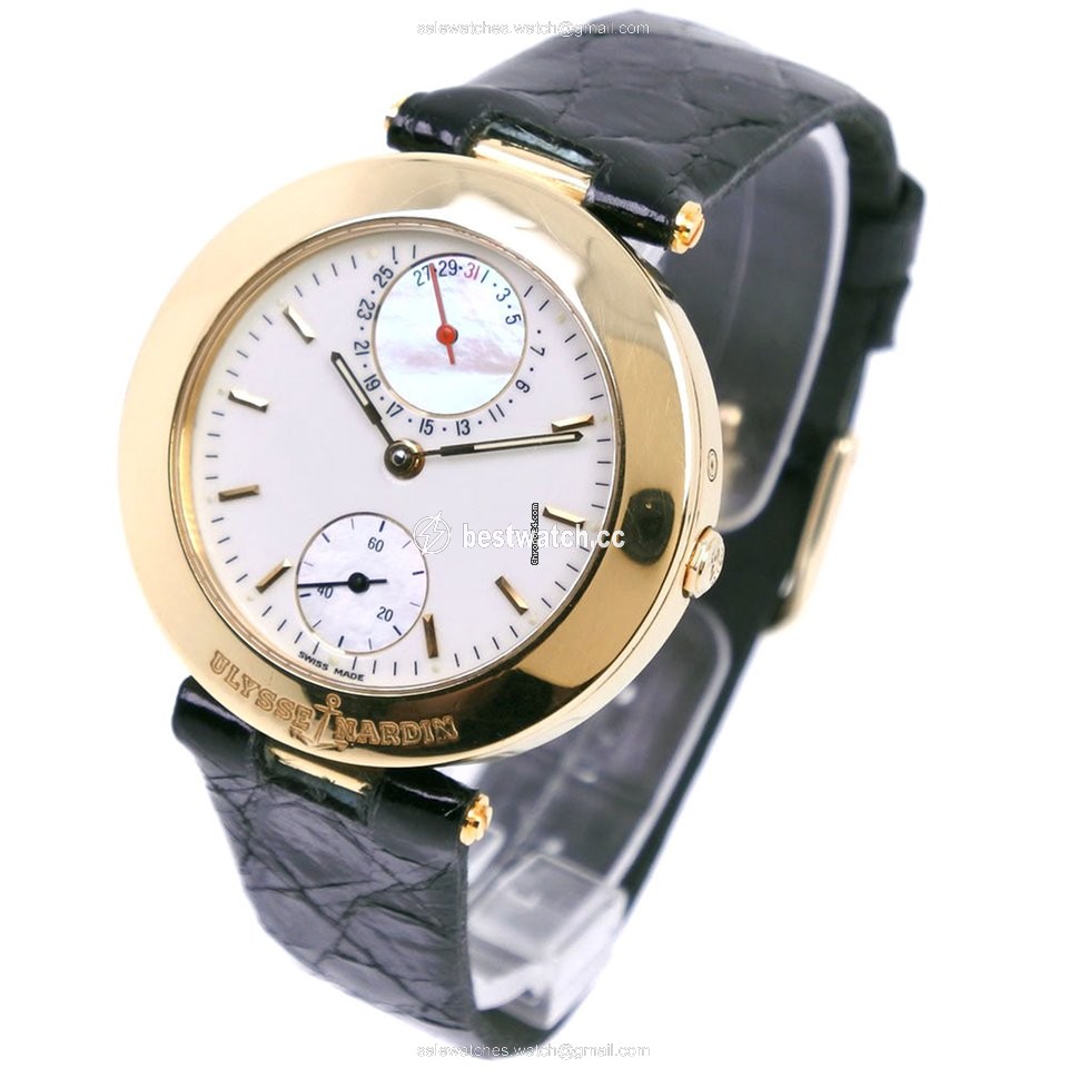 IMG_9085 Ulysse Nardin Mens watch Unisex Automatic Yellow gold 151.22 Replica 2