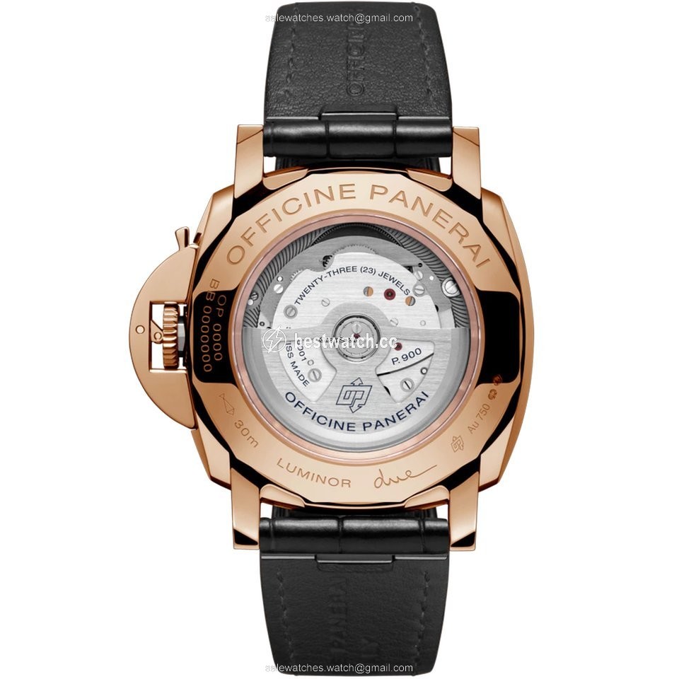 IMG_9085 Panerai Mens watch Unisex Automatic Rose gold PAM 01041 Replica 2