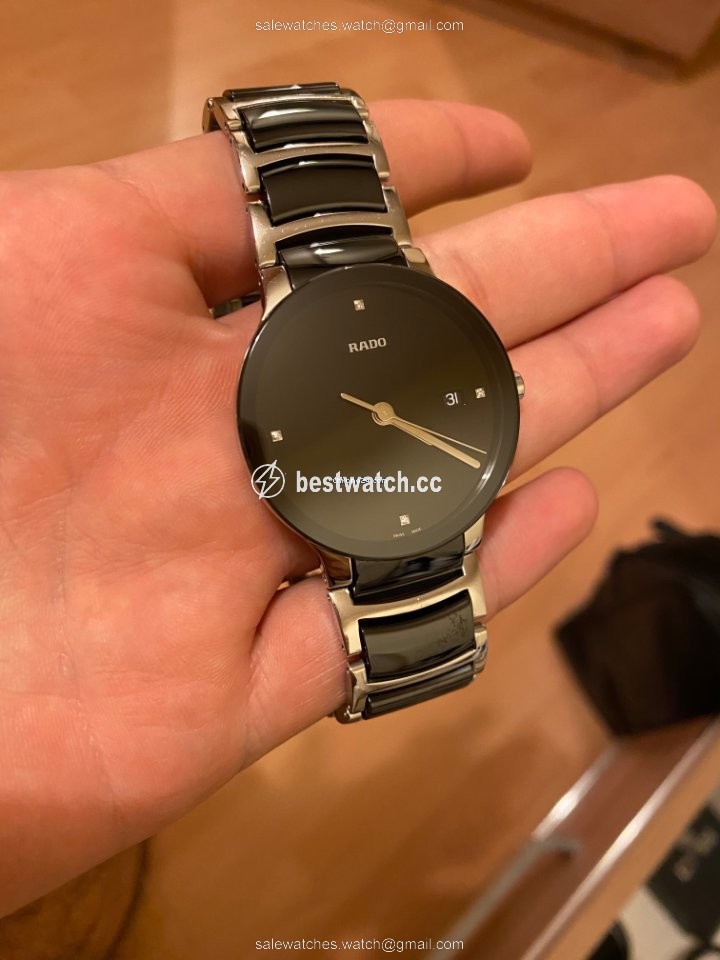 IMG_9085 Rado Centrix Mens watch Unisex Quartz Steel R30941152 Replica 2