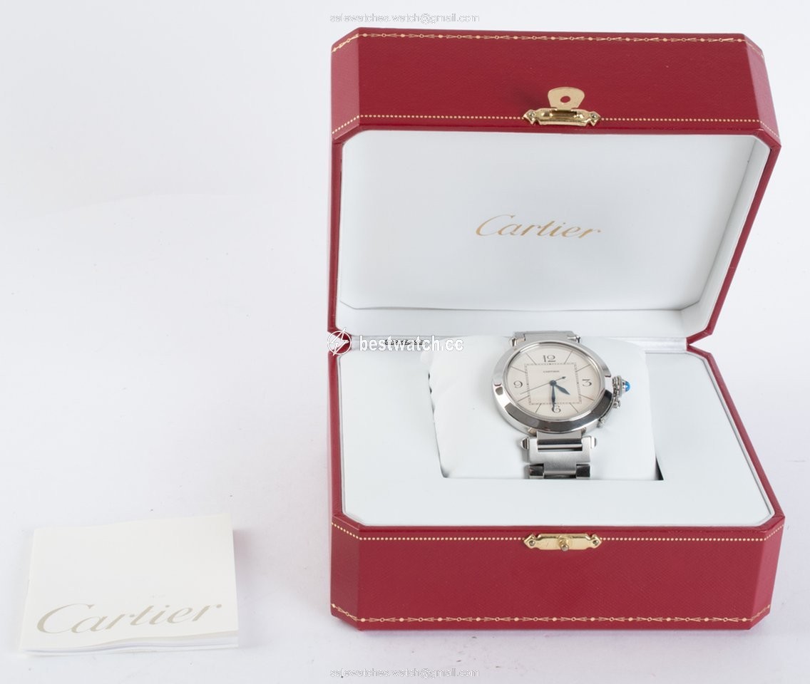 IMG_9085 Cartier Pasha Mens watch Unisex Automatic Steel W31072M7 Replica 2