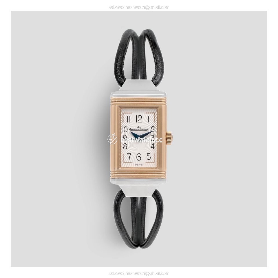 IMG_9085 Jaeger-LeCoultre Reverso Womens watch Quartz Gold Steel Q3264520 Replica 2