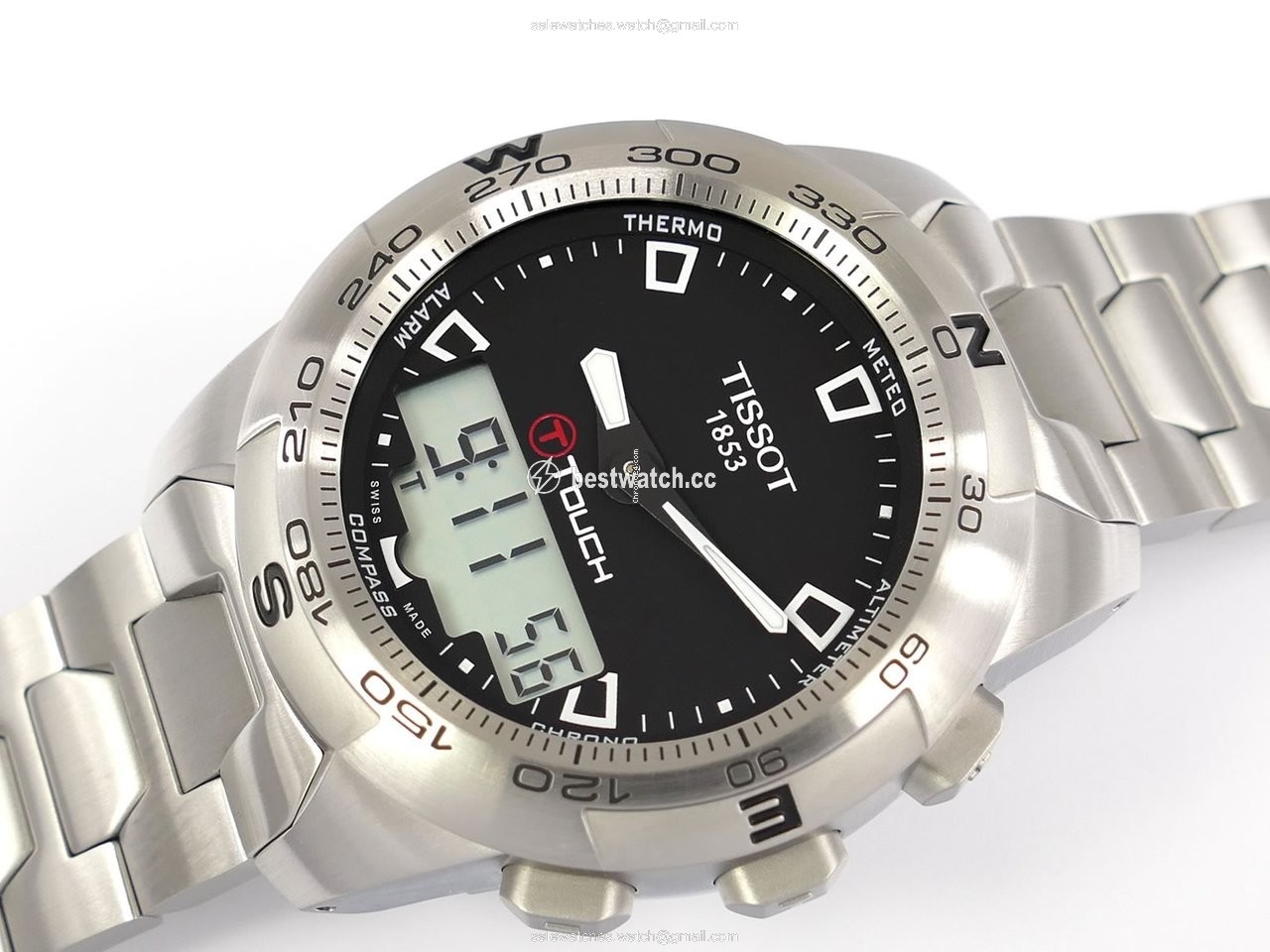 Tissot T-Touch II Mens watch Unisex Quartz Steel T047.420.11.051.00 Replica 2