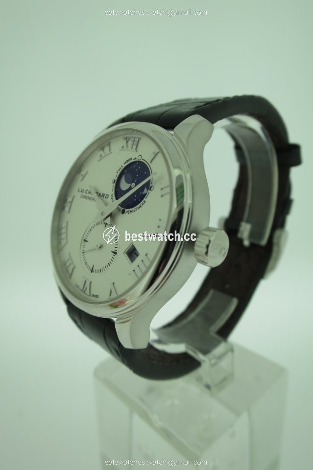 Chopard L.U.C Mens watch Unisex Automatic White gold 161934-1001 Replica 2