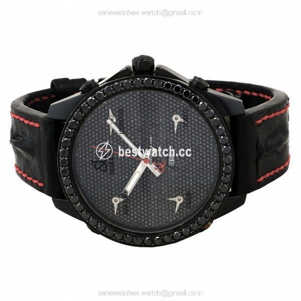 Jacob & Co. Five Time Zone Quartz Steel JC-130D Replica 2