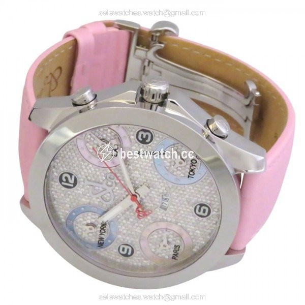 IMG_9085 Jacob & Co. Five Time Zone Quartz Steel JC-132SS Replica 2