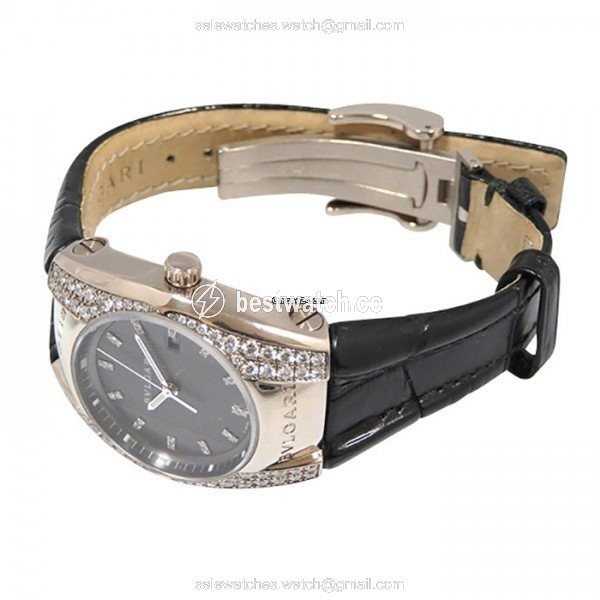 Bulgari Ergon Quartz White gold EGW30G Replica 2